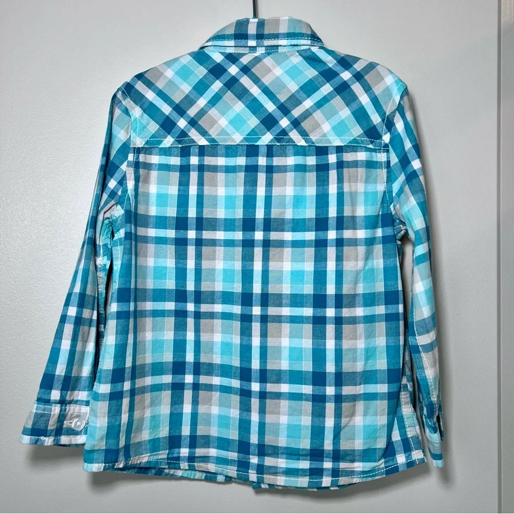 Boys 2T Plaid Button Up Shirt Set 3 Cotton Carter’s Children’s Place Kids R Us